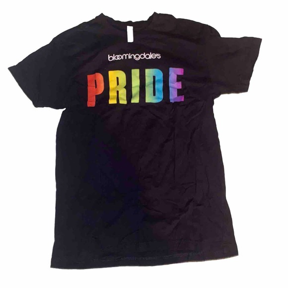 Bloomingdales PRIDE T-Shirt Men Size Small Black New York City NYC‎ Equality - Picture 1 of 7